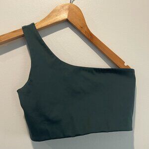 Girlfriend Collective One Shoulder Sports Bra